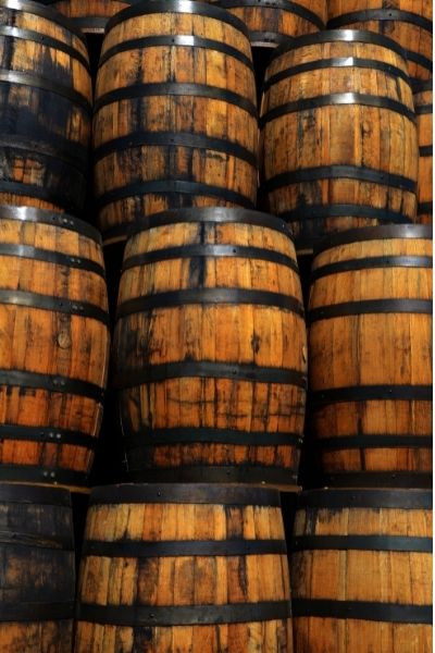 Oak barrels